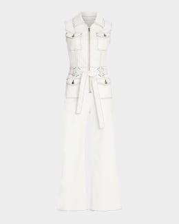 Ramy Brook Bell Denim Jumpsuit | Neiman Marcus