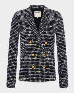 L'Agence Nerina Tweed Blazer