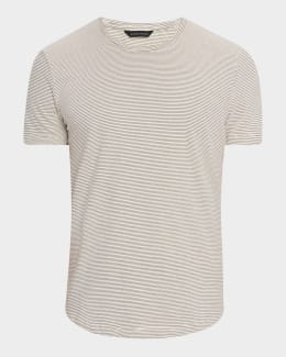 FRAME Men's Relaxed Stripe T-Shirt | Neiman Marcus