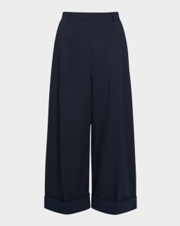 本店は Drawstring Utility Wide-Leg Mid-Rise Vince Pants Marcus Neiman | パンツ