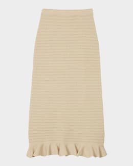 スカート ALEXANDER McQUEEN RIBBED STRETCH KNIT PENCIL SKIRT Alexander McQueen RIBBED STRETCH KNIT PENCIL SKIRT