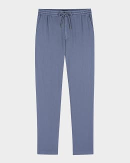 Bugatchi Men's Pintuck Knit Jogger Pants | Neiman Marcus