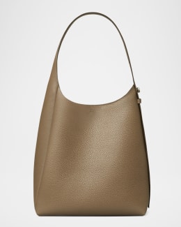 【TORY BURCH】RAFFIA T MONOGRAM BALLOON BAG T Monogram Raffia Balloon Bag: Women's Designer Hobo Bags