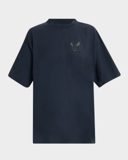 Balenciaga Small Fit Printed T-Shirt | Neiman Marcus