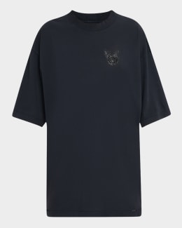 Tシャツ・カットソー BALENCIAGA SMALL FIT T-SHIRT Balenciaga Small Fit Printed T-Shirt | Neiman Marcus