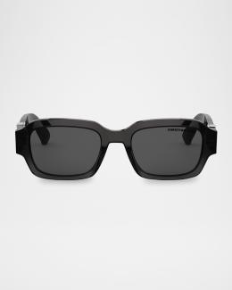 Dior Christian Dior Label S1I Rectangular Sunglasses | Neiman Marcus