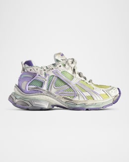 Balenciaga Circuit Mesh Lace-Up Track Sneakers | Neiman Marcus