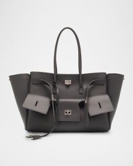 Balenciaga Bel Air Mini Leather Tote Bag | Neiman Marcus