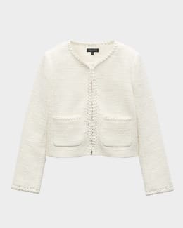 Theory Tailored Tweed Jacket | Neiman Marcus