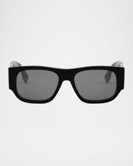 Off-White Men's Laurel Acetate Rectangle Sunglasses | Neiman