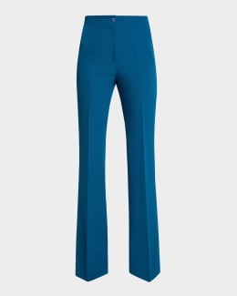 Smythe Striped Bootcut Pants | Neiman Marcus