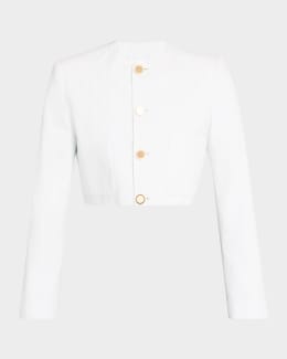 ◆codegraphy◆ Women's Oxford Crop Blouson White CBDSWJP202W Women's Crop Hoodie | ZuniSportswear