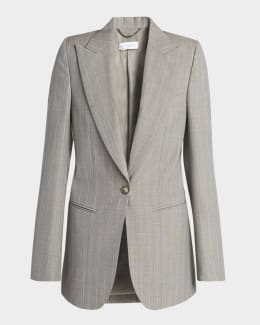 Stella McCartney Double-Breasted Wool Blazer | Neiman Marcus