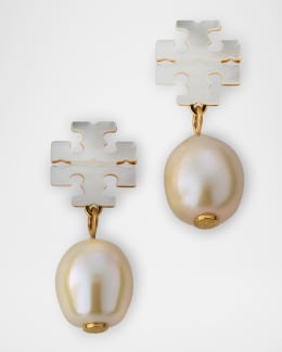 アクセサリーその他 TORY BURCH Kira Pearl Drop earrings Tory Gold / Ivory TORY BURCH - Kira Pearl Drop Earring 65156 Tory Gold/Ivory