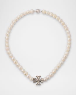 Tory Burch Kira Clover Necklace | Neiman Marcus