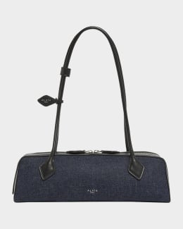 【関税&送料込】Alaia Teckel Small Leather Shoulder Bag ALAÏA Le Teckel small leather shoulder bag | NET-A-PORTER