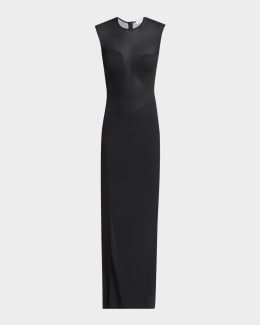 ワンピース Alaia SEQUINS KNIT DRESS ALAÏA Sequin-embellished knitted maxi dress | Harvey Nichols