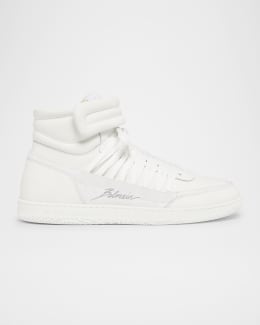＊送料・関税込み＊BALMAIN B-Runner メッシュ&レザー Balmain Men's B-East Leather and Mesh Runner Sneakers