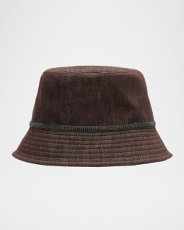 Moncler Logo Bucket Hat | Neiman Marcus