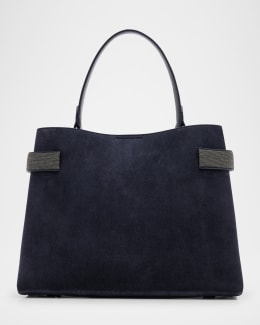 Audrey Medium Tote Bag in Grain Leather | Neiman Marcus