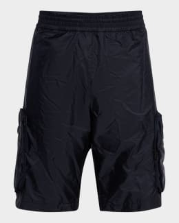 ショートパンツ PRADA | Re-Nylon shorts with pouch 22B757_1WQ8_F0002_S_212 Black Re-Nylon shorts | PRADA