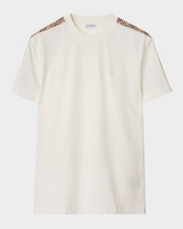 Tシャツ・カットソー Burberry T-SHIRT CAVALIERE CON BANDIERA 8102451 T-shirt Burberry Cotton T-Shirt With Print 8102451 | FLEXDOG