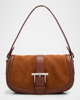 【関税込み】Harlow Shoulder Bag - Staud - Leather - Brown STAUD Women's Harlow Bag, Espresso, Brown, One Size