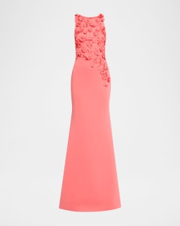 sachin and babi light blue dress Badgley Mischka Bow Tie Strap Gown