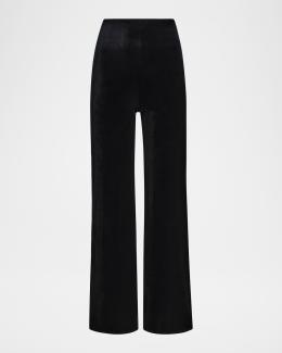 AG Jeans Mari Velvet Pants | Neiman Marcus