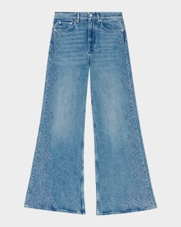 パンツ ALEXANDER MCQUEEN BLACK WOOL BLEND WIDE-LEG PANT Alexander Mcqueen Jeans Alexander McQueen