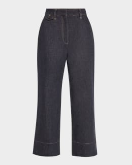【関税&送料込】Saint Laurent Tailored Trousers Saint Laurent Tailored Straight-Leg Trousers | Neiman Marcus