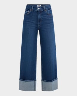 デニム・ジーパン MARC JACOBS OVERSIZE DENIM JEANS WITH CHAIN Marc Jacobs Charm Chain Oversized Wide-Leg Jeans | Neiman Marcus