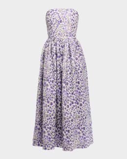 Shoshanna Raven Cap-Sleeve Floral Lace Gown | Neiman Marcus