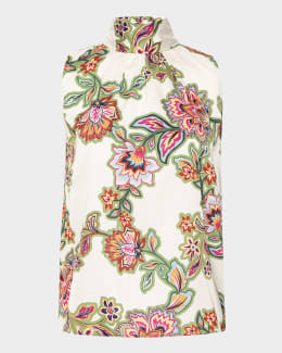 Anabella Dress Prismatic Tile Coral Satin - MISA
