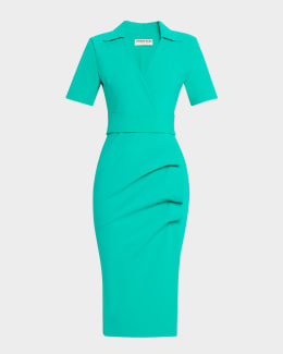 Theory Crepe Mermaid Dress | Neiman Marcus