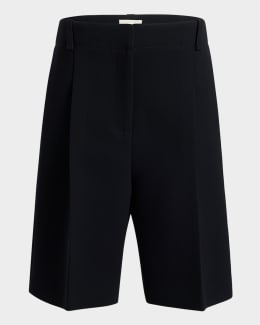 Giorgio Armani Techno Cady Bermuda Shorts | Neiman Marcus