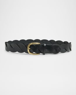 Etro Woven Leather Belt | Neiman Marcus
