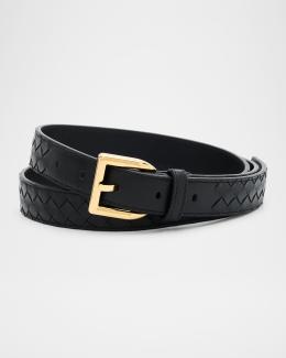 Bottega Veneta Leather Watch Belt | Neiman Marcus
