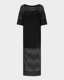 Diane von Furstenberg Sasha Deep V-Neck Twist Gown | Neiman
