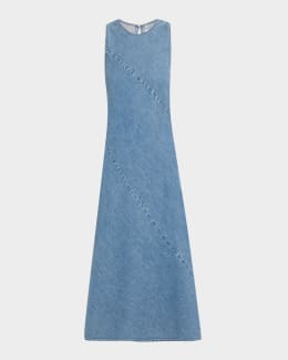 ワンピース DENIM MIDI DRESS ZARA Z1975 DENIM MIDI DRESS WITH BELT 💌 🏷️6290/- Sizes:XS