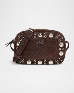 【Valentino】MINI CAMERA CASE ALLTIME◆6W0P0AI5RZR Valentino Garavani Alltime Mini Leather Camera Crossbody Bag