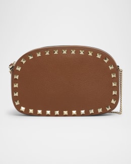 Valentino Garavani レザーショルダーバッグ | ブラウン