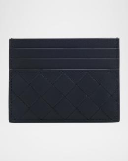 Bottega Veneta Men's Intrecciato Leather Card Case | Neiman Marcus