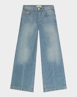 Girl's Emie Straight High-Rise Jeans | Neiman Marcus