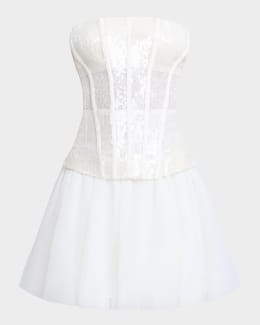 BCBGMAXAZRIA Cutout Bubble Mini Dress | Neiman Marcus
