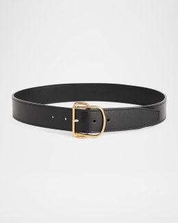 Toteme Swirl Suede Belt | Neiman Marcus