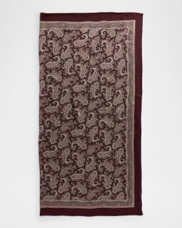 Max Mara Maesta Polka-Dot Jacquard Knit Stole | Neiman Marcus