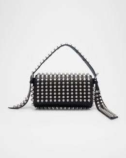 【関税&送料込】Alexander Wang Bale Leather Rhett Handbag Alexander Wang Rhett Small Studded Leather Tote Bag | Neiman