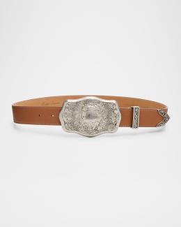 Ralph Lauren Collection RL Concho Belt | Neiman Marcus display picture 2