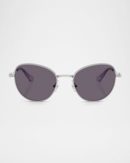 SWAROVSKI SK6036U Rectangle Plastic Sunglasses | Neiman Marcus